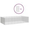 vidaXL Free Range Animal Enclosure 24-Panel 54x100 cm Galvanised Iron
