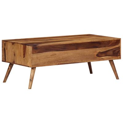 vidaXL Coffee Table 100x50x39 cm Solid Sheesham Wood