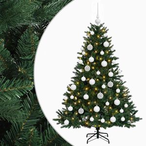 vidaXL Artificial Christmas Tree with Bauble 120 cm 150 LEDs