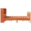 vidaXL Bed Frame without Mattress Wax Brown 120x200 cm Solid Wood Pine