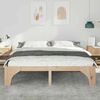 vidaXL Bed Frame Brown 180 x 200 cm Solid Pine Wood