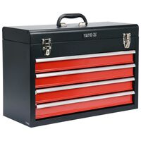 YATO Tool Box with 4 Drawers 52x21.8x36 cm