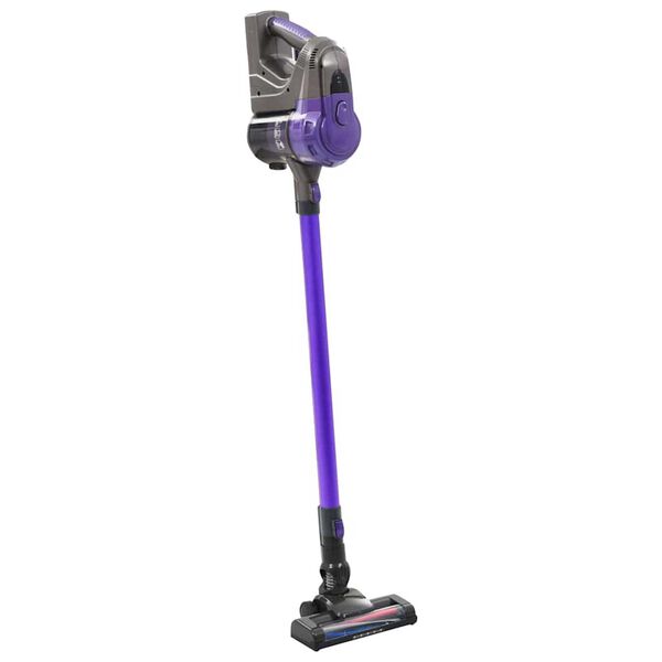 vidaXL Vacuum Cleaner Adjustable Purple 23.5 x 23 x 112.5 cm Aluminium