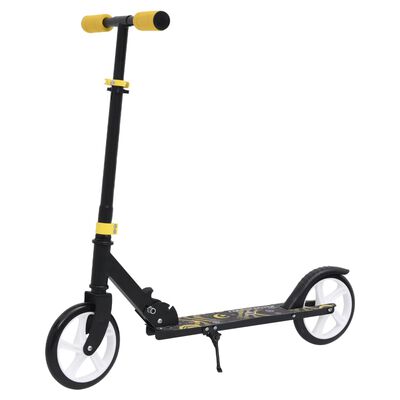 vidaXL 2-Wheel Children Scooter with Adjustable Handlebar Yellow
