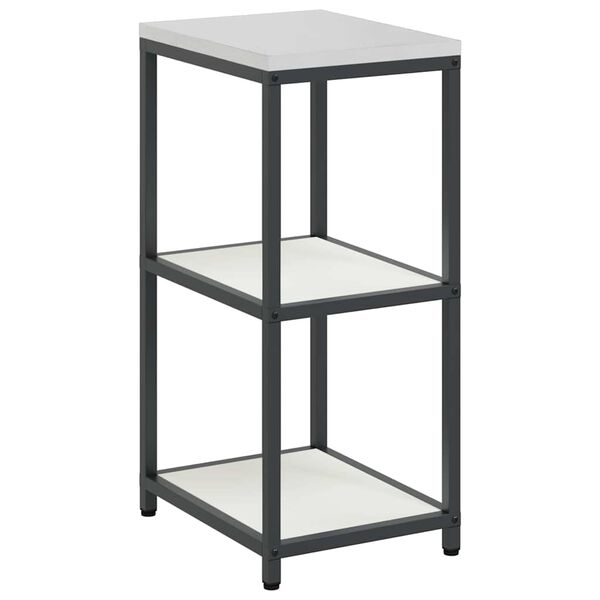 vidaXL Kitchen Storage with Shelf White 40 x 50 x 92 cm Steel