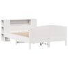 vidaXL Bookcase Bed without Mattress White 140x200cm Solid Wood Pine