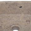 vidaXL Sink Grey 30x30x13 cm Marble