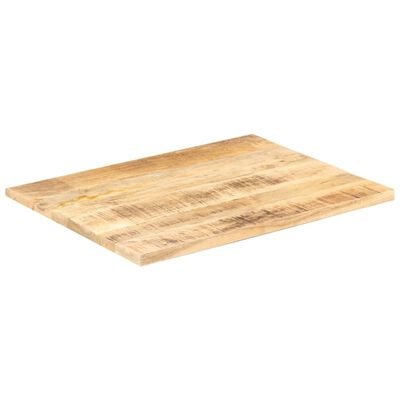 vidaXL Table Top Solid Mango Wood 25-27 mm 70x60 cm