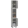 vidaXL Bathroom Cabinet Concrete Grey 30x30x190 cm Engineered Wood