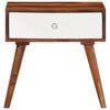 vidaXL Side Table 45x30x45 cm Solid Wood Acacia