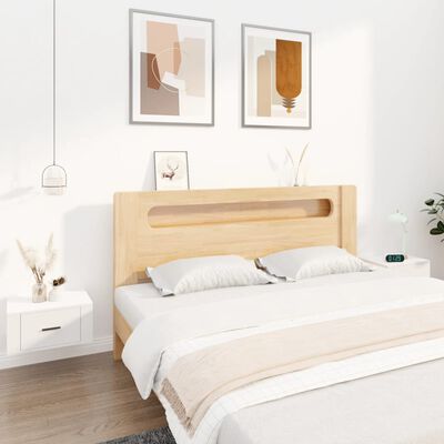 vidaXL Wall-mounted Bedside Cabinets 2 pcs White 50x36x25 cm