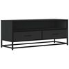 vidaXL TV Cabinet Black 100x34.5x40 cm Engineered Wood and Metal