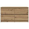 vidaXL TV Cabinet Artisan Oak 100x35x54 cm Engineered Wood