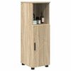 vidaXL Bathroom Cabinet with Storage Sonoma Oak 30 x 35 x 95 cm