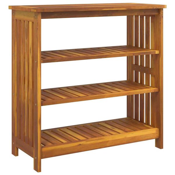 vidaXL Garden Cabinet Natural 90 x 40 x 90cm Solid Acacia Wood