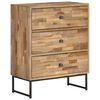 vidaXL Sideboard Set 2 Pieces Reclaimed Teak Wood