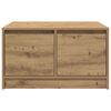 vidaXL Coffee Table with Drawers Artisan Oak 70.5x70x40 cm