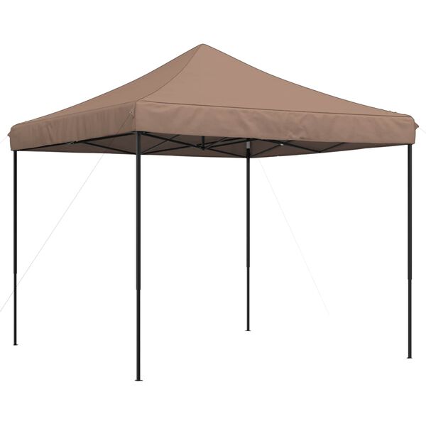 vidaXL Party Tent Folding Brown 292 x 292 x 315 cm Oxford Fabric