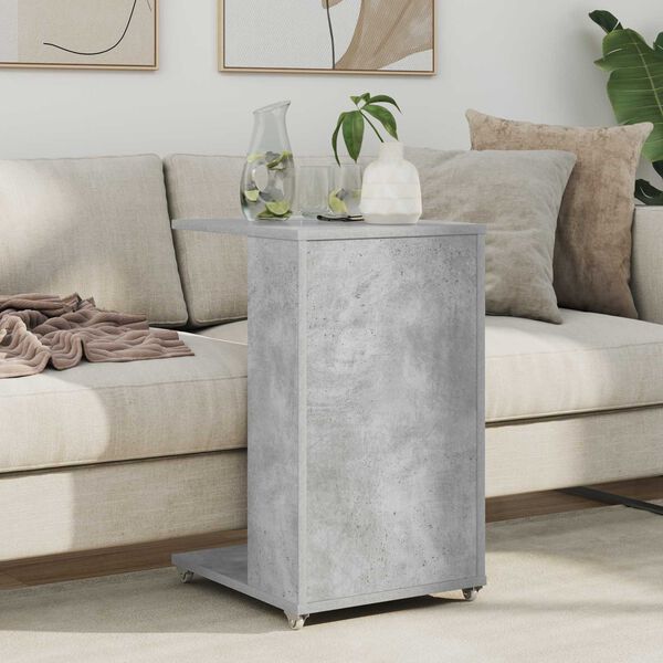 vidaXL Side Table Concrete Grey 40 x 35 x 60 cm Engineered Wood