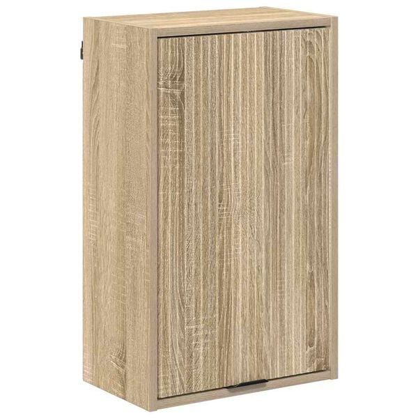 vidaXL Bathroom Cabinet Wall-mounted Sonoma Oak 39 x 23.5 x 65 cm