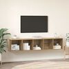 vidaXL TV Cabinet Set Wall-mounted 2 pcs Artisan Oak Engineered Wood