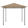 vidaXL Gazebo 3x3x2.7 m Taupe 180 g/m²
