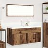 vidaXL Bathroom Cabinet Old Wood 100 x 38.5 x 46 cm Engineered Wood
