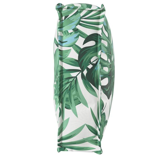 vidaXL Pallet Cushion for Backrest Leaf pattern 120 x 40 x 12 cm