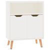 vidaXL Sideboard High Gloss White 60x30x72 cm Engineered Wood