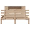 vidaXL Bookcase Bed without Mattress 120x190 cm Small Double Solid Wood Pine