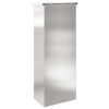 vidaXL Parcel Drop Box Silver 44.5 x 29 x 110.5 cm Stainless Steel