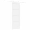 vidaXL Sliding Door ORKDAL White 73.5 x 211 cm Solid Pine Wood