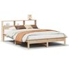 vidaXL Bookcase Bed without Mattress 120x190 cm Small Double Solid Wood Pine