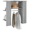 vidaXL Hallway Cabinet Grey Sonoma 97.5x37x99 cm Engineered Wood