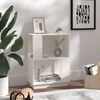 vidaXL Book Cabinet/Room Divider White 51x25x70 cm Solid Wood Pine