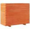 vidaXL Garden Planter Wax Brown 90x40x72 cm Solid Wood Pine