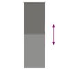 vidaXL Roller Blind Blackout Grey 40x150 cm Fabric Width 35.7 cm Polyester