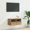 vidaXL TV Wall Cabinet Artisan Oak 60 x 30 x 30 cm Engineered Wood