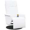 vidaXL Massage Recliner Chair White 71 x 90 x 105 cm Faux Leather