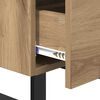 vidaXL Bedside Cabinet Artisan Oak 40 x 35 x 47.5 cm Engineered Wood