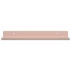 vidaXL Floating Shelf Wall-mounted 2 pcs Pink 30 x 9 x 2.5 cm Steel