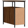 vidaXL Bedside Cabinets 2 pcs Brown Oak 30x60x60 cm Engineered Wood