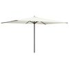 vidaXL Garden Parasol 200 x 300 cm Polyester Rectangular Cream