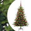 vidaXL Artificial Christmas Tree with Bauble 120 cm 150 LEDs