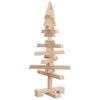 vidaXL | Wooden Christmas Tree | with Stand natural 60 cm Solid pine wood