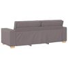 vidaXL Sofa Taupe 220 x 78 x 84 cm Fabric