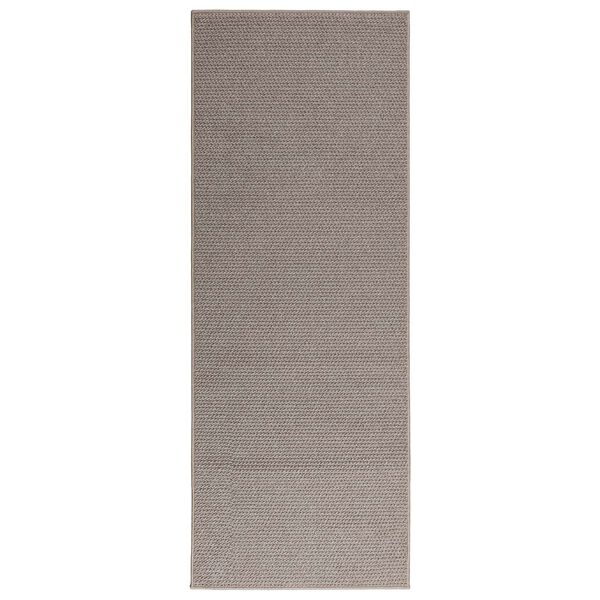vidaXL Area Rugs Rectangular LUGO Taupe 200 x 80 cm Polyester