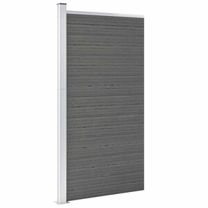 vidaXL Fence Panel WPC 95x186 cm Grey