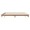 vidaXL Bed Frame without Mattress 180x200 cm Super King Solid Wood Pine