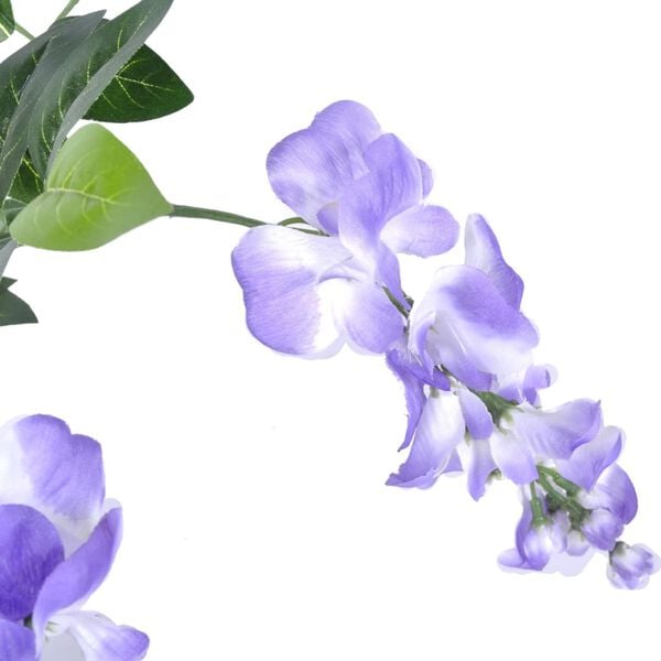 vidaXL Artificial Wisteria with Pot 120 cm